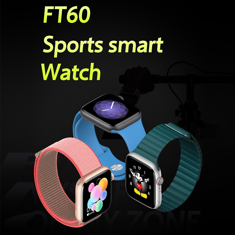 Smart Watch ft60, Bluetooth; Cardiac Rate and Blood Pressure Monitoring; sleep monitoring; motion Data Acquisition: Detecting your routine Motion condition
